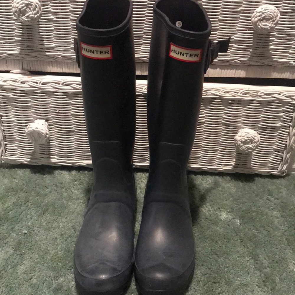 Navy Hunter Rain Boots